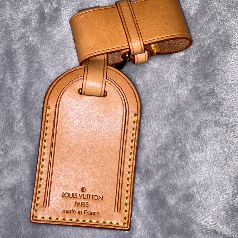 Authentic Louis Vuitton Luggage tag